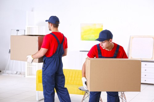 Removal team planning a house move in Teddington