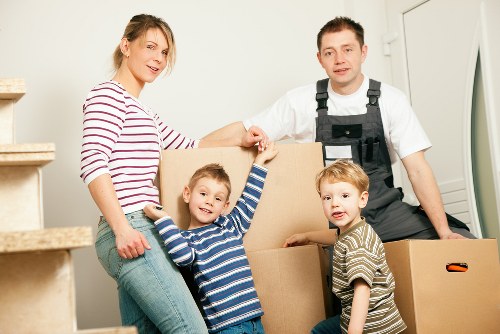 Local removal company preparing for loading and transport in Teddington