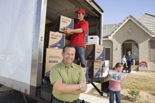 Waste regulations and disposal compliance section for a UK moving service