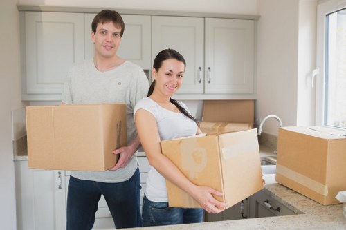 Commercial relocation team coordinating a Teddington move
